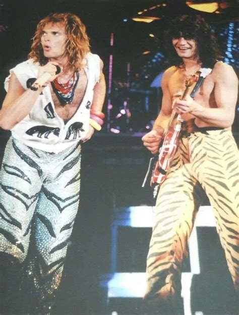 eddie van halen ️ david lee roth 1984 van halen eddie van halen david lee roth