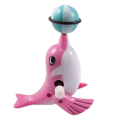 Pink Plastic Clockwork Spring Toy Mini Performing Dolphin Walmart Canada