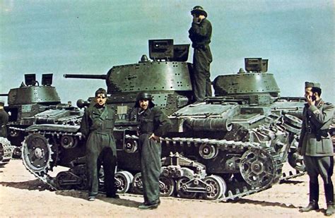 Italian M1340 Tank Of The 7th Tank Battalion 132nd Armoured Division