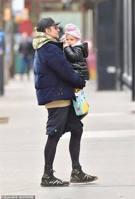 Bradley Cooper Takes Daughter Lea On New York Stroll Daily Mail Online