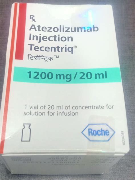 Roche Atezolizumab Tecentriq Injection Dosage Form 1200mg Packaging