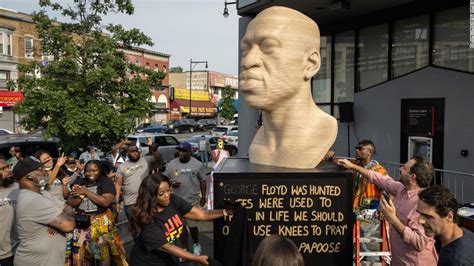 Meanwhile, police in newark are investigating another vandalism of the george floyd statue there. George Floyd statues unveiled as cities have fun Juneteenth - Latest News
