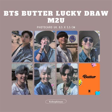 Photocard Bts Butter Lucky Draw M2u Power Station Soundwave