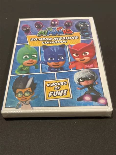 Pj Masks 20 Mega Missions Collection Dvd New Free Shipping 990