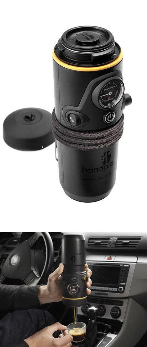 Check spelling or type a new query. Portable Espresso Maker - Simply plug it into the car's ...