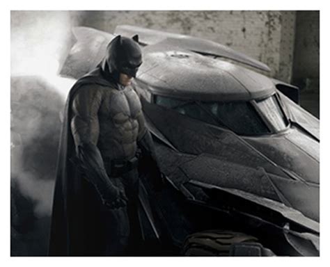 Ben Affleck Batsuit Image Showing Official Color