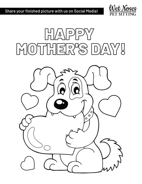 Printable Mothers Day Coloring Pages Realistic Colori