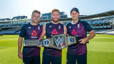 Read the latest england cricket team headlines, all in one place, on newsnow: England cricket team get WWE championship belt from Triple ...