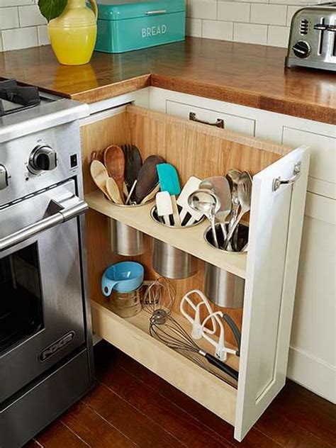 Corner storage ideas that will help you think about your living space in a new way. Kitchen Corner Cabinet Storage Ideas 2017