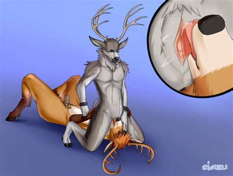 rule 34 andromorph andromorph male andromorph domination anthro cervid chastity cage chastity