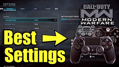 Best Call Of Duty Modern Warfare Controller Settings Pro Sensitivity