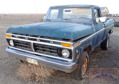 1977 Ford F150 4x4 Pickup W Rebuilt 351m And Short Bed Rocky Mountain
