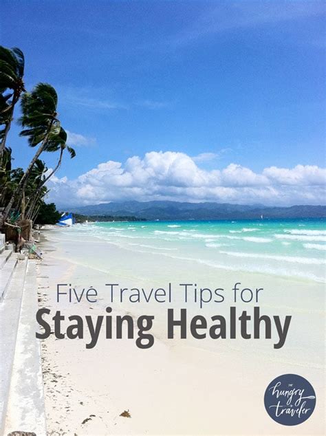 5 Travel Tips For Staying Healthy