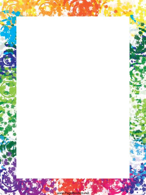 ️colorful Page Border Free Download