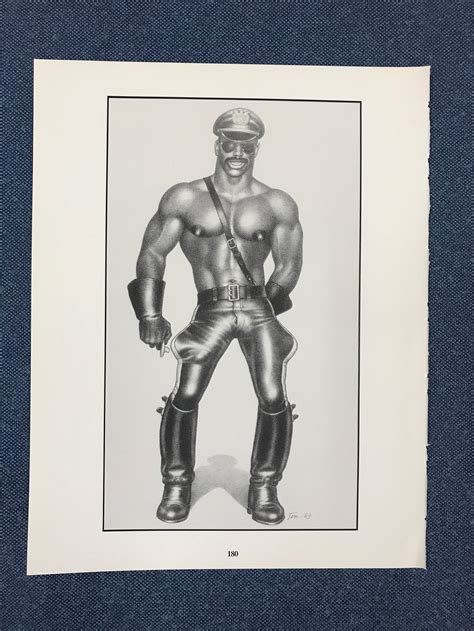 Art Page Print X From Tom Of Finland Art Book Etsy