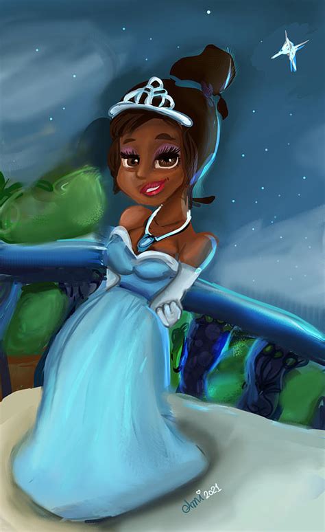 Princess And The Frog Costume Tiana Digital Art By Rachel Strickland