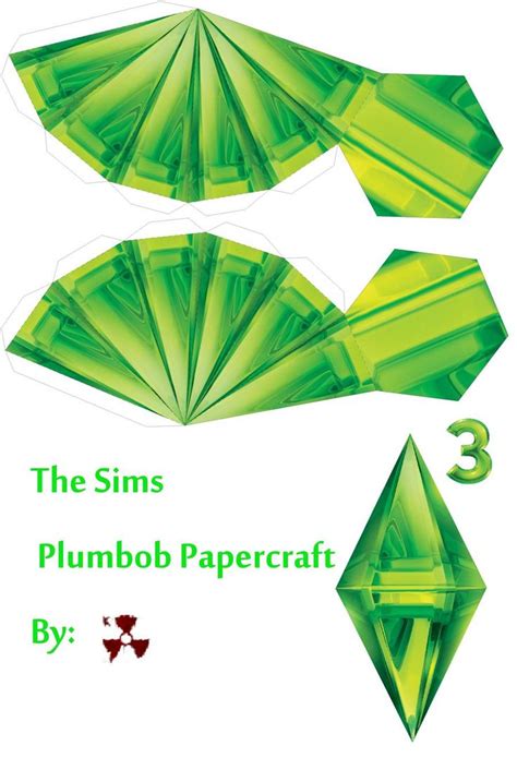 The Sims Plumbob Papercraft By Killero94 On DeviantArt Diy Couples