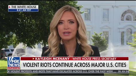 Kayleigh Mcenany Says A Trump ‘oval Office Address Is Not Going To Stop