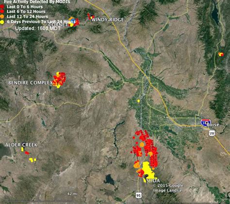 Map Of Idaho Fires 2015 Maps Catalog Online