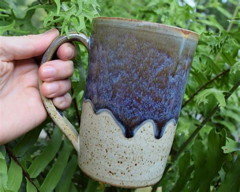 Extra Large Coffee Mug Ceramic Drip Glaze Mug Handmade Big Etsy
