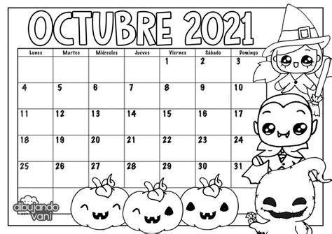 Calendario Octubre 2022 Para Imprimir Gratis Una Casita De Papel Aria