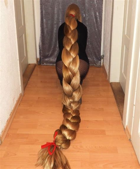 Beautiful Braids Really Long Hair Super Long Hair Girl With Pigtails