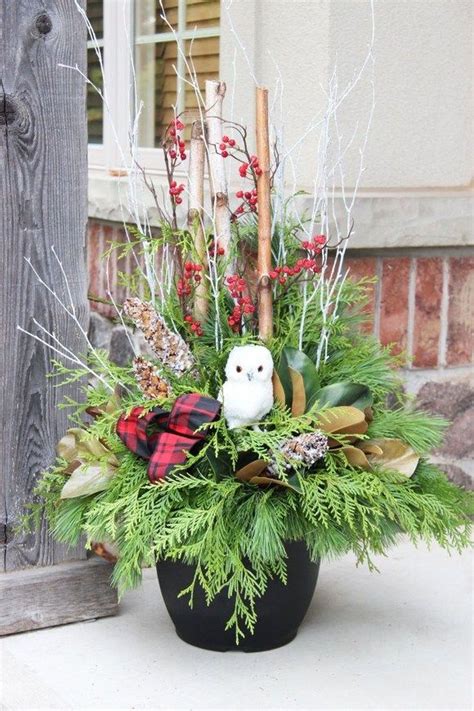 38 Inexpensive Winter Planter Ideas For Home To Try Asap Christmas