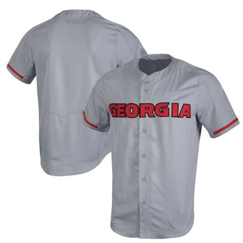 Georgia Bulldogs Customizable College Baseball Jersey Best Sports Jerseys
