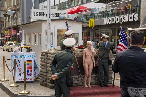 Jennifer At Checkpoint Charlie Nude In Berlin Nudes