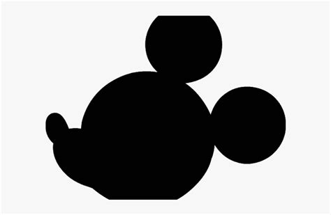 Mickey Mouse Head Silhouette Mickey Mouse Head Transparent Background