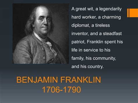 Benjamin Franklin By Matthew Bailey