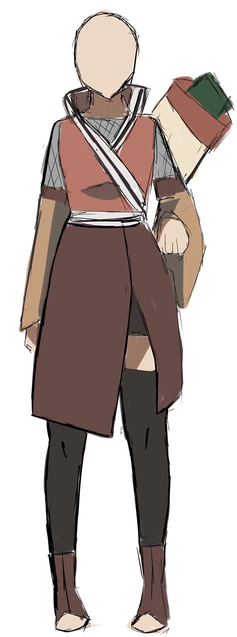 Naruto Sketch Outfit In Sunagakure By Asaide On Deviantart