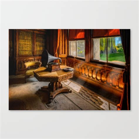Victorian Music Room Art Canvas Print By Adrian Evans Photography