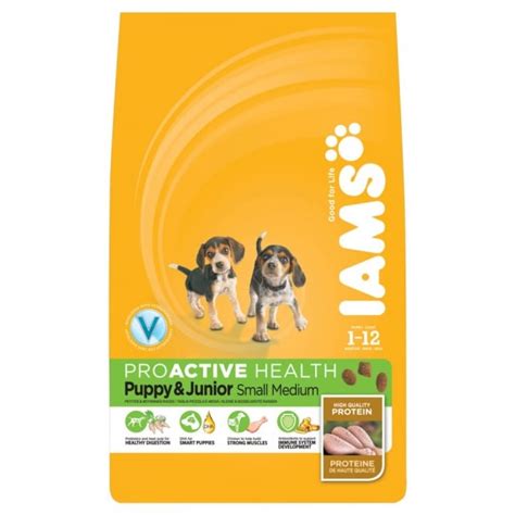 We found that these two options were not currently available on amazon. Iams Puppy/Junior Small/Medium Breed Complete Dog Food ...