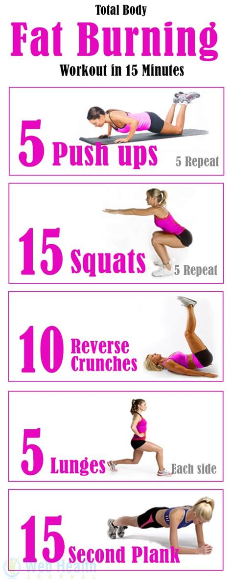 We Heart It Total Body Fat Burning Workout In 15 Minutes