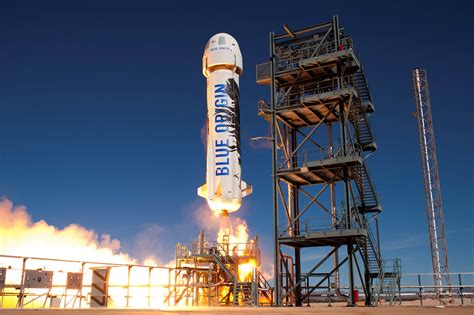Jeff bezos seen inside the blue origin. Jeff Bezos' Blue Origin Rocket Took Off and Landed—Again ...