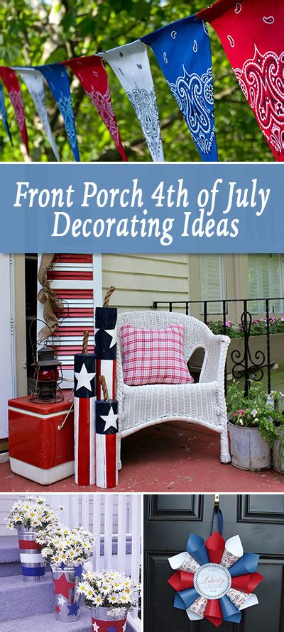 Front Porch 4th Of July Decorating Ideas The Budget Decorator