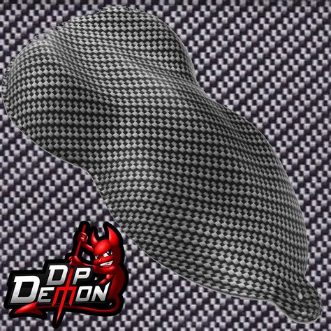 Carbon Fiber Black And Clear Hydrographic Water Transfer Film Hydro