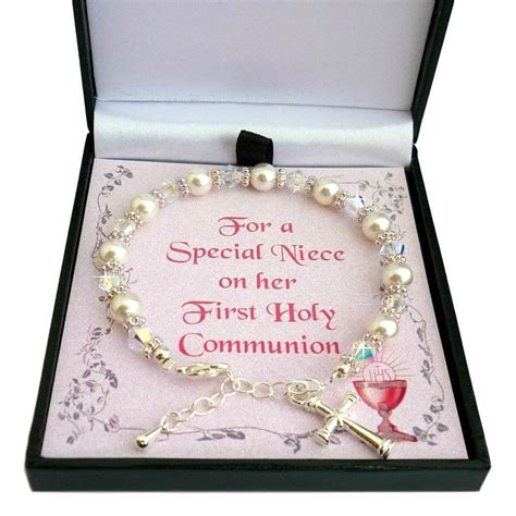 Bracelet For Girls First Holy Communion Day In T Box Jewels 4 Girls