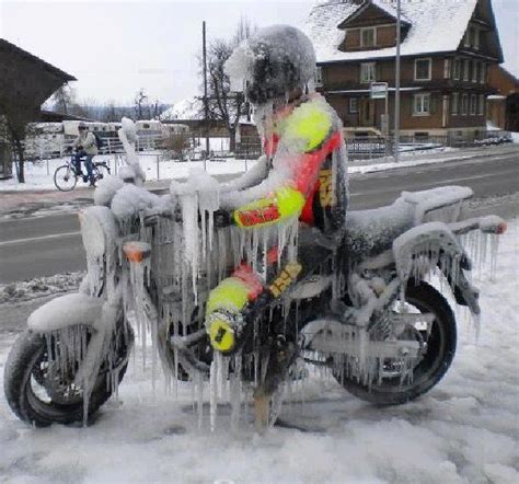 6 Winter Activity Options For Trapped Motorcycle Riders Funny