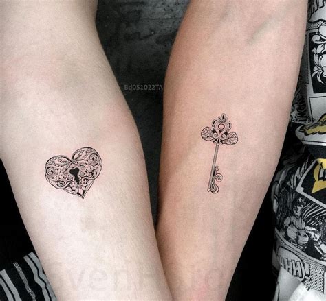 share 95 about lock and key couple tattoo super cool in daotaonec