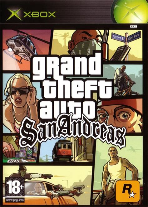 Grand Theft Auto San Andreas 2004 Box Cover Art Mobygames