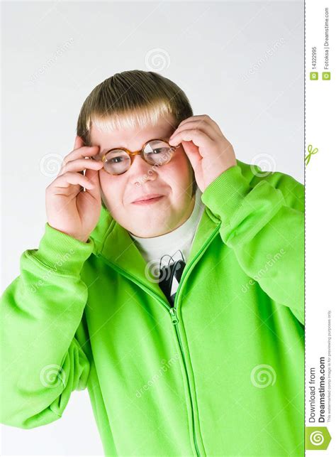 Funny Guy With Old Glasses Stock Image Image Of Portrait