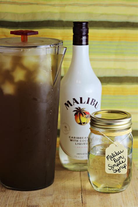 This drink is an excellent choice for those who are trying rum for the first time. Malibu Rum Simple Syrup (great for Iced Tea) - Home ...