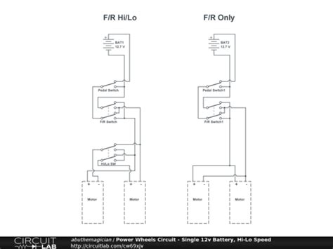 Power Wheels 12v Wiring Diagram Wiring Digital And Schematic