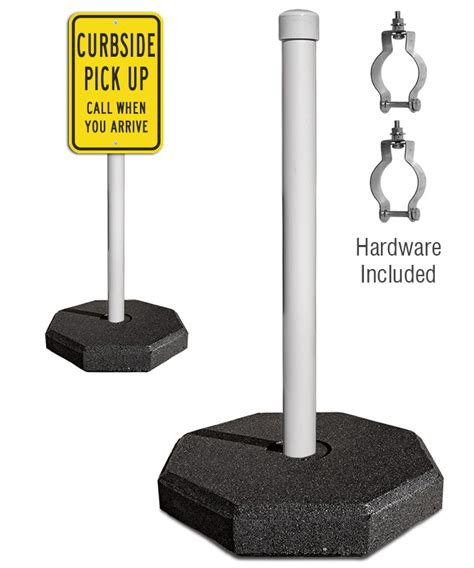 30 Lb Portable Sign Stand With 5 Pvc Or 6 U Channel Post Save 10