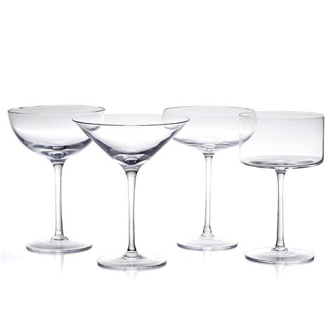 Lsa International Lulu Champagne Martini Glasses Set Of 4 Gump S