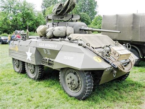 M8 Greyhound American Light Armored Car Ww Ii Military Vehicles