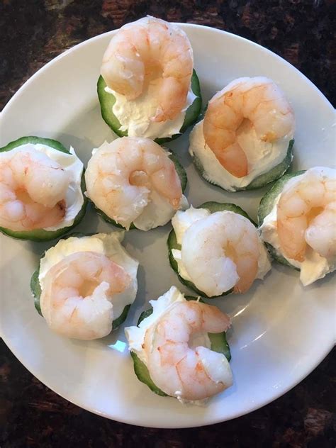 One can also watch recipe shows one can find a good list for appetizers on websites like recipe, quickrecipes, and more. Shrimp cucumber cream cheese keto appetizer