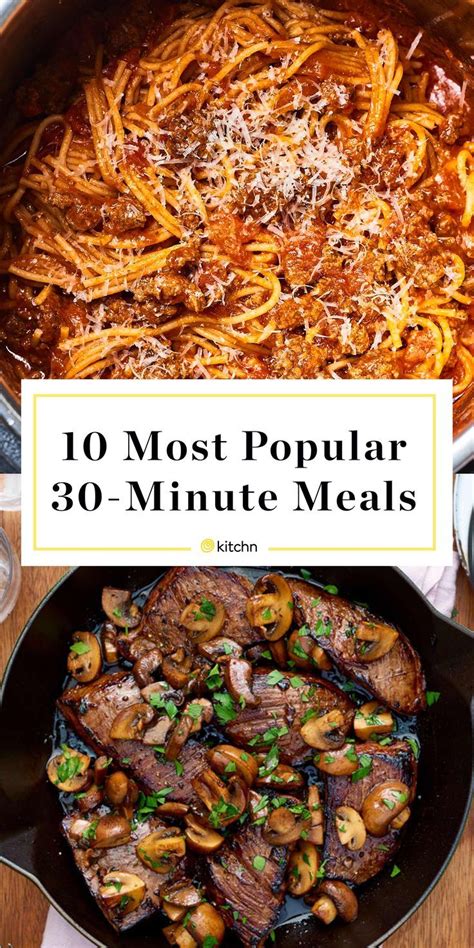 Our Most Popular 30 Minute Meals Of The Year With Images 30 Minute